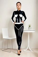 Women Latex Catsuits Da Provocateur Black