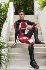 Man Latex Catsuits TAge MotoGP Biker Version 9