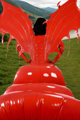 Women Latex Dress Fantasy Set