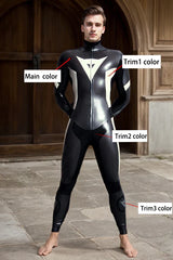 Man Latex Catsuits MotoGP Biker Version 5