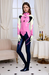 Women Latex Catsuits EVA Pink