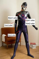 Celestial Man Latex Catsuits Back Zipper With Feet
