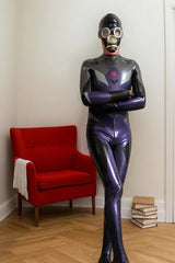 Celestial Man Latex Catsuits Back Zipper With Feet
