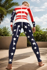 USA Hooray Man Latex Catsuits