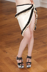 Take My Breath Away Womens Latex Skirt Asymmetrical