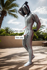 Man Latex Catsuits Full Coverage Gimp