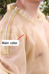 Men Transparent Latex Catsuits Unisex Sweat Suit