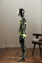 Man Latex Catsuits Tron Gen Shoulder Zipper