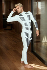 Man Latex Catsuits Sci Fi
