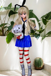 Women Latex Top Skirts Set Anime Naval Uniform