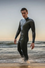 Man Latex Catsuits Hearty Seat Zipper Less