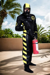 Men Latex Catsuits Industrial Heavy Safety Protection