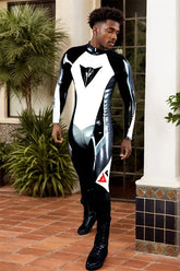 Man Latex Catsuits R 100X Biker