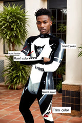 Man Latex Catsuits R 100X Biker