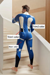 Man Latex Catsuits Pallas Back Zipper