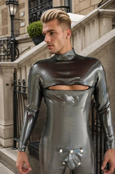 Man Latex Catsuits Nexus Chest Zip