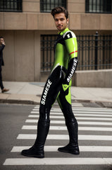 Man Latex Catsuits Motogp Biker Racing