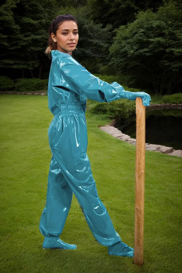 Women Latex Catsuits Jumpy N Jamming