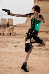 Womens Latex Shorts Heroin Adventure