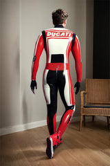 Biker Racing Men Latex Catsuits Motogp