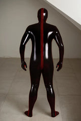 Vigilante Man Latex Catsuits Zippered Gimp Full Coverage