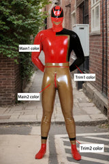 Man Latex Catsuits Superhero Cosplay Ultra