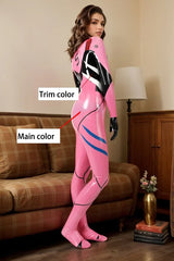 Women Latex Catsuits EVA Cosplay Makinami Mari Illustrious