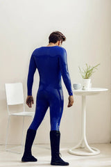 Men Latex Catsuits Bare Chester Open Chest