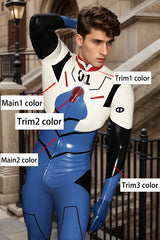Man Latex Catsuits Anime Hero Character Evangelion Cosplay