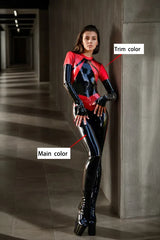 Women Latex Catsuits Flaring N Daring Sleeveless