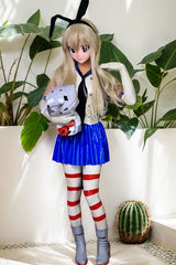 Women Latex Top Skirts Set Anime Naval Uniform