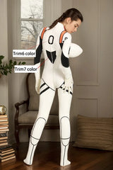 Women Latex Catsuits Rei Ayanami Evangelion Cosplay