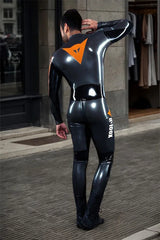 Man Latex Catsuits R 100X Motorcycle Racing