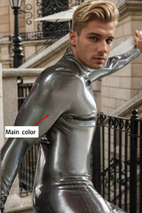 Man Latex Catsuits Nexus Chest Zip