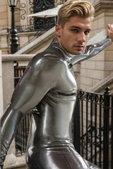Man Latex Catsuits Nexus Chest Zip